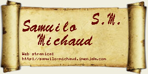 Samuilo Michaud vizit kartica